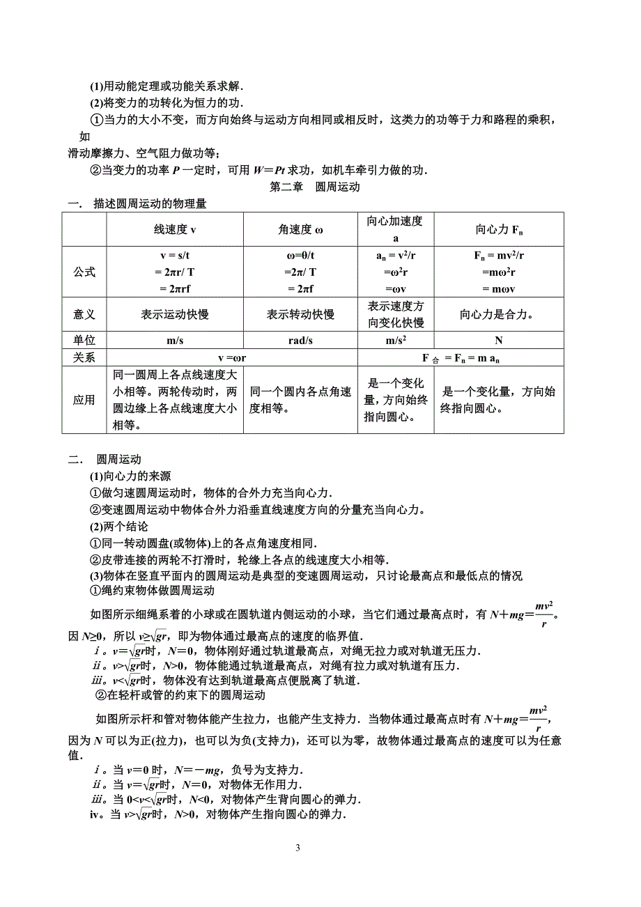 高中物理必修二知识点整理.doc_第3页