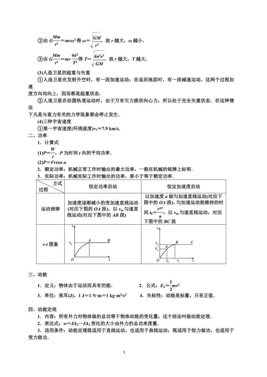 高中物理必修二知识点整理.doc_第5页