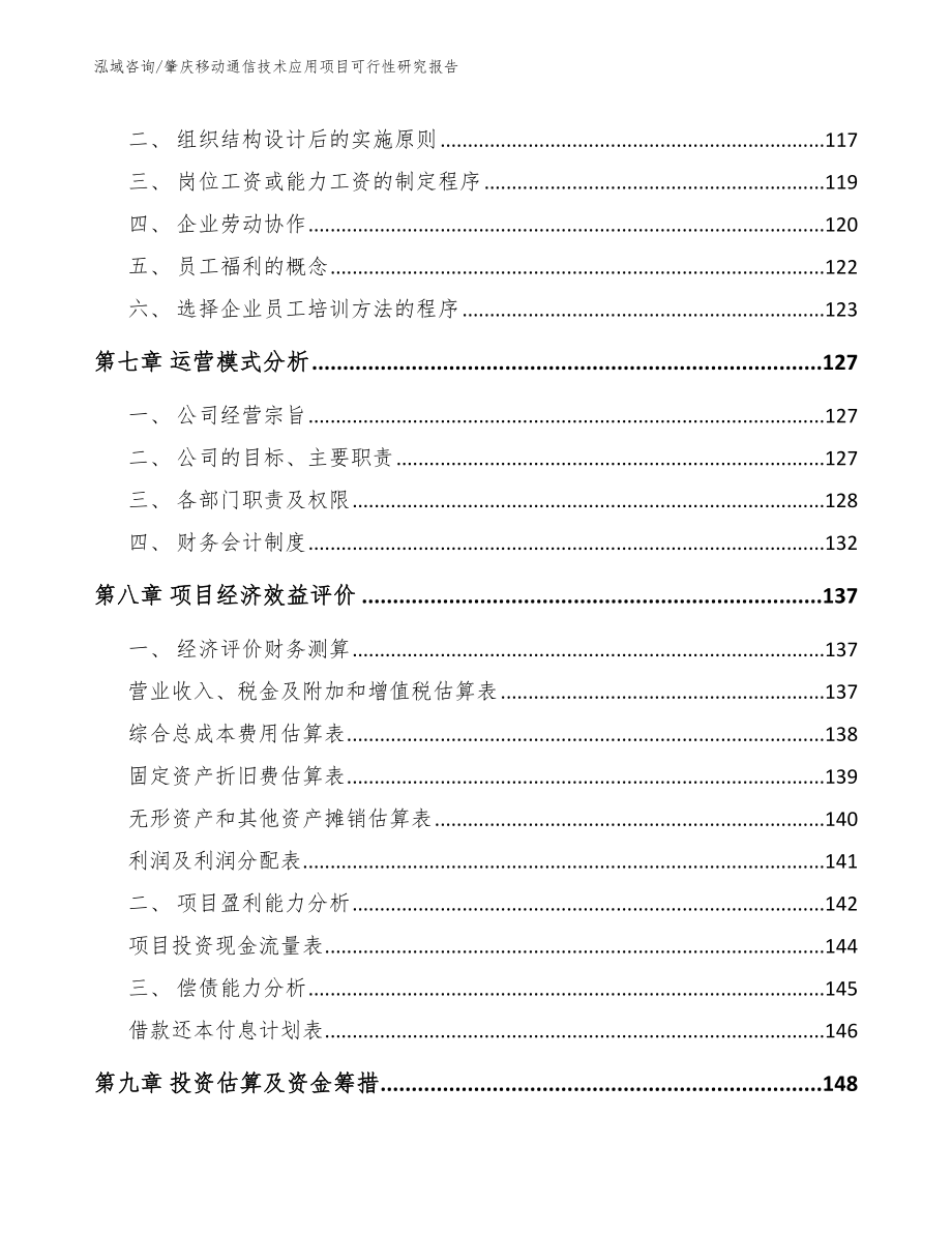 肇庆移动通信技术应用项目可行性研究报告_参考模板_第3页