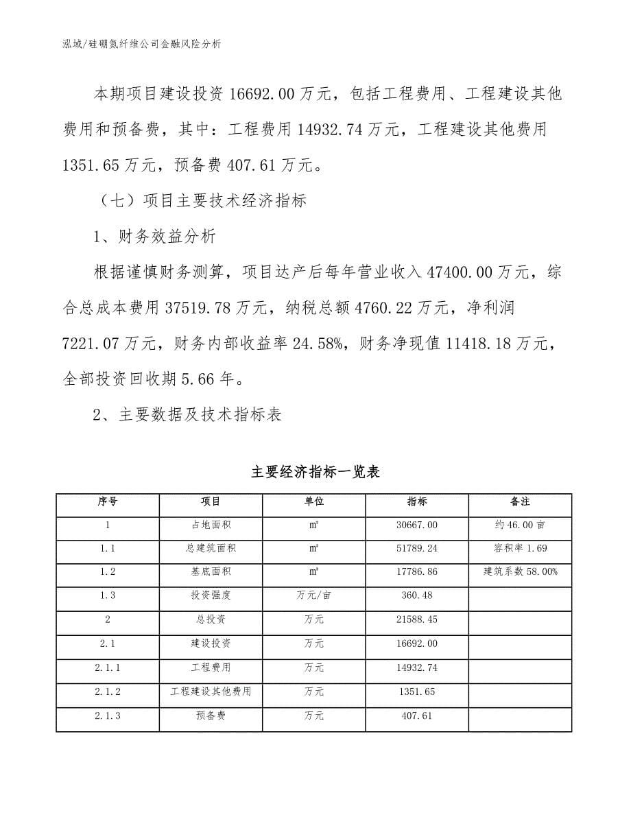 硅硼氮纤维公司金融风险分析_参考_第5页