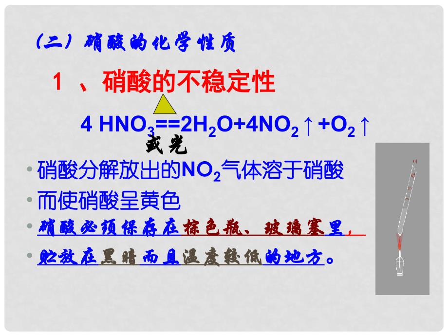 高一化学硝酸专题研究课件_第3页