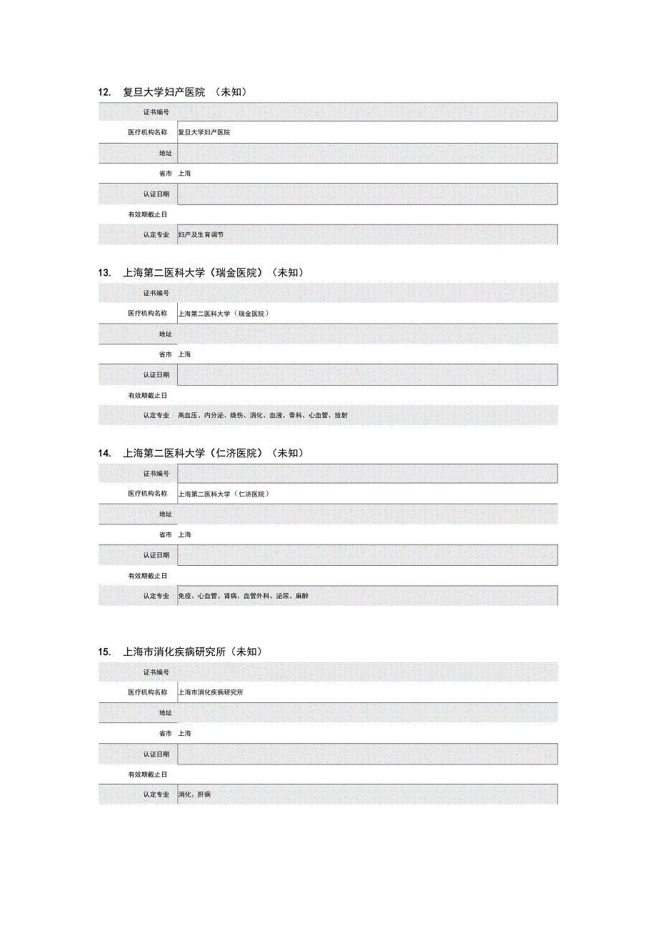 上海市药物临床试验机构_第4页