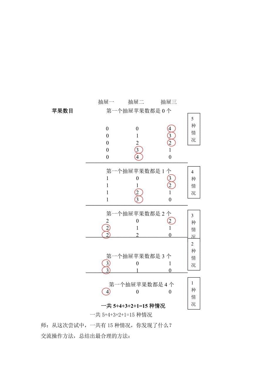 2021-2022年沪教版数学三上《放苹果》教学设计_第5页