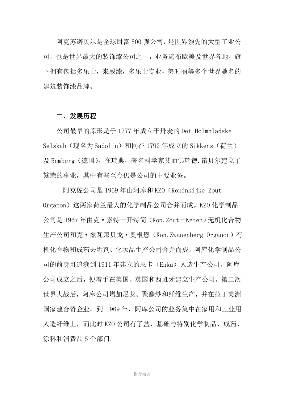 阿克苏诺贝尔公司简介_第3页