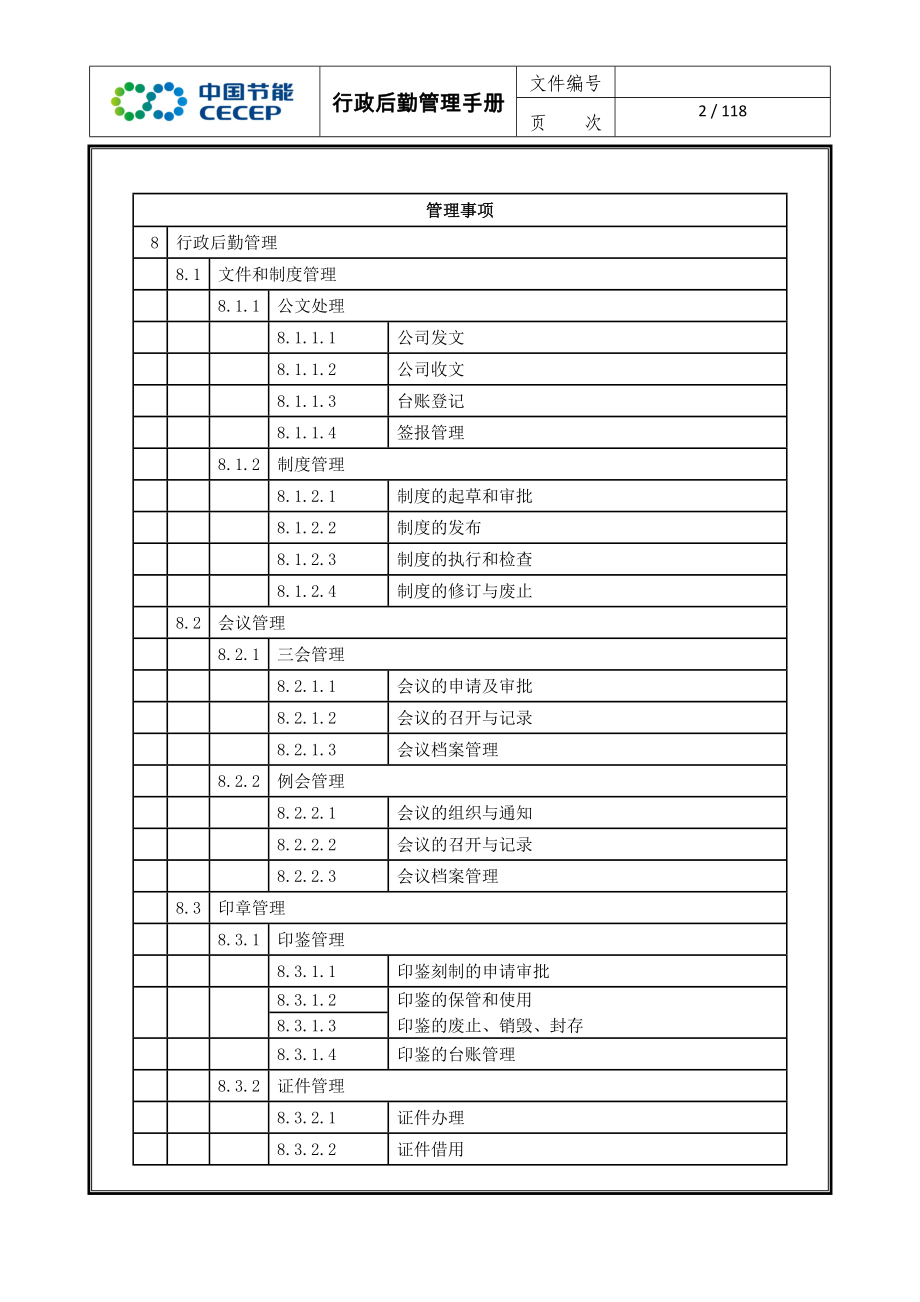 行政后勤管理手册_第3页