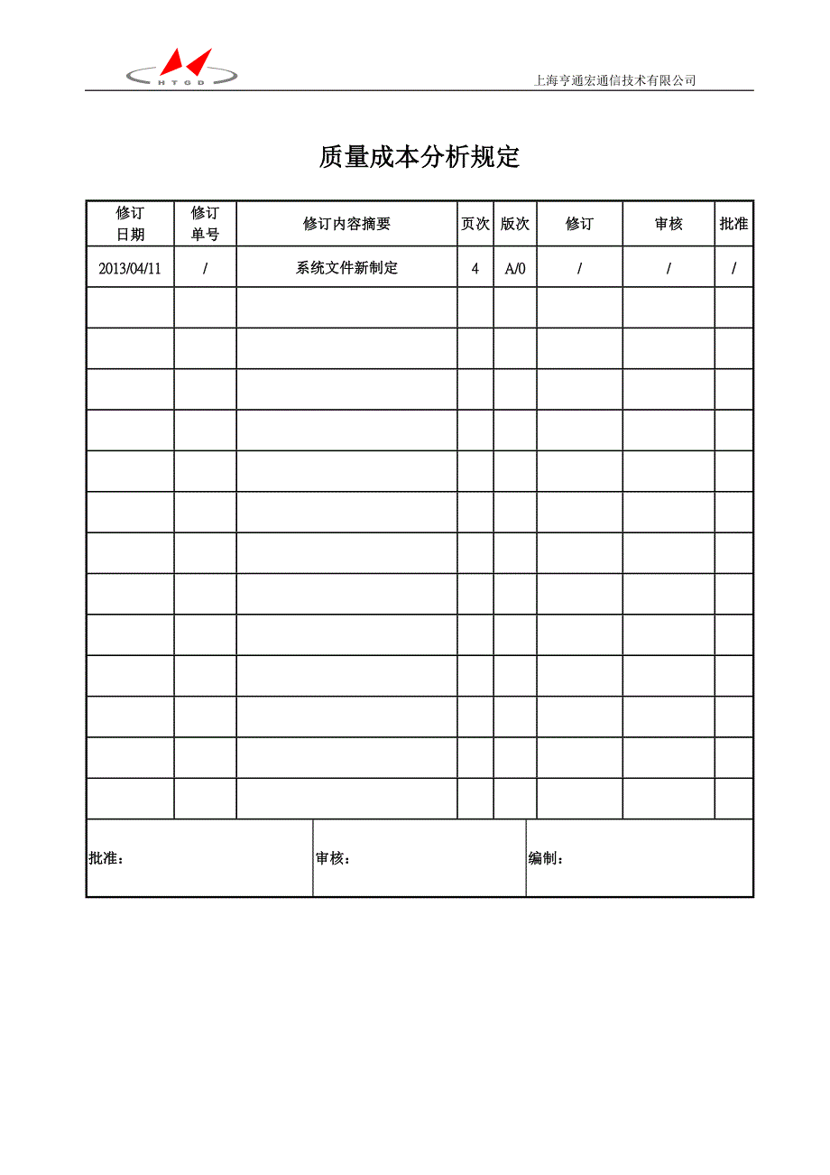 质量成本分析规定_第1页