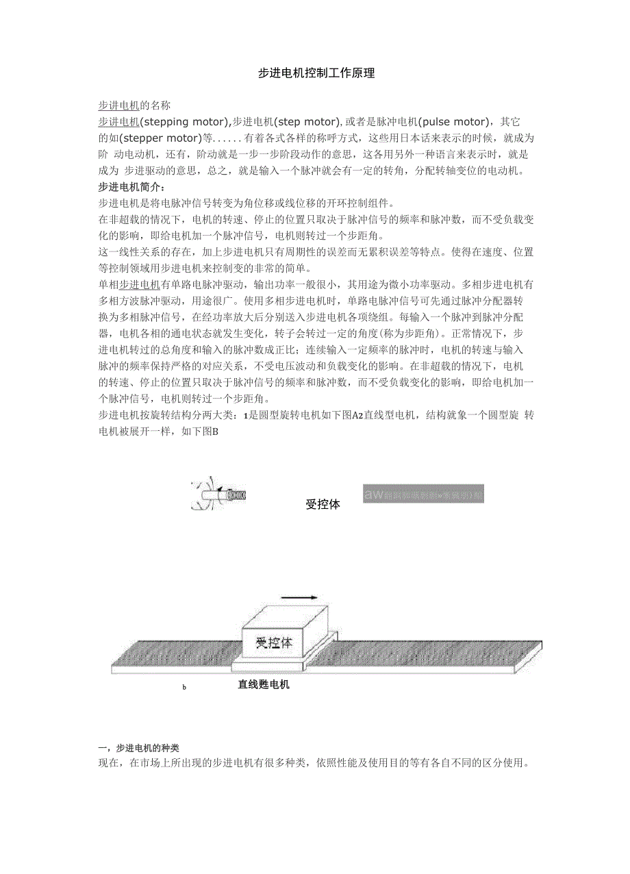 步进电机控制工作原理_第1页