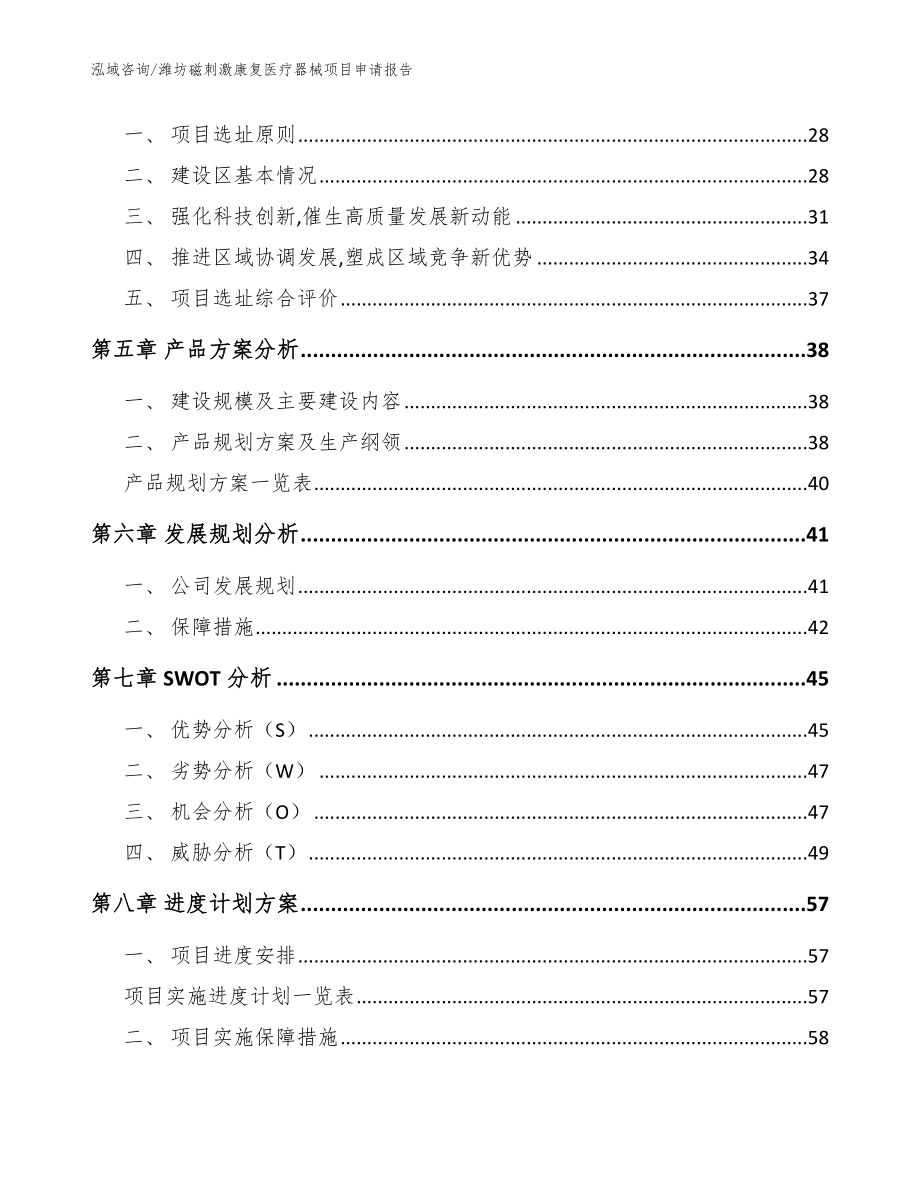 潍坊磁刺激康复医疗器械项目申请报告（范文模板）_第3页