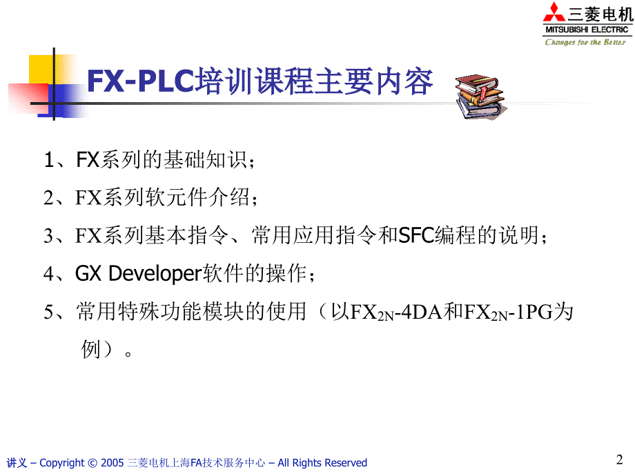 菱电机FX系列PLC培训教材(GXDeveloper).ppt_第2页