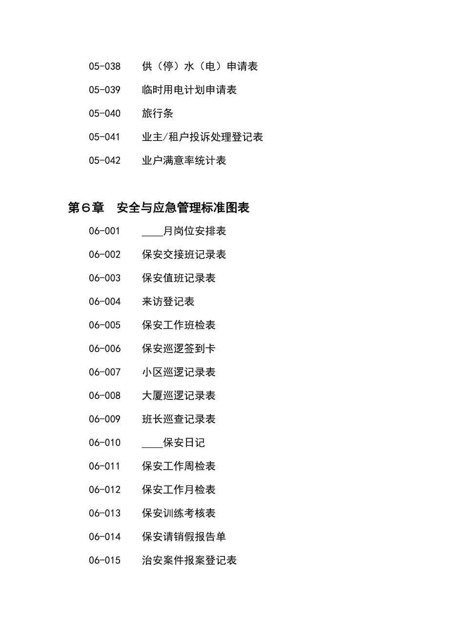 物业管理项目操作规程_第5页