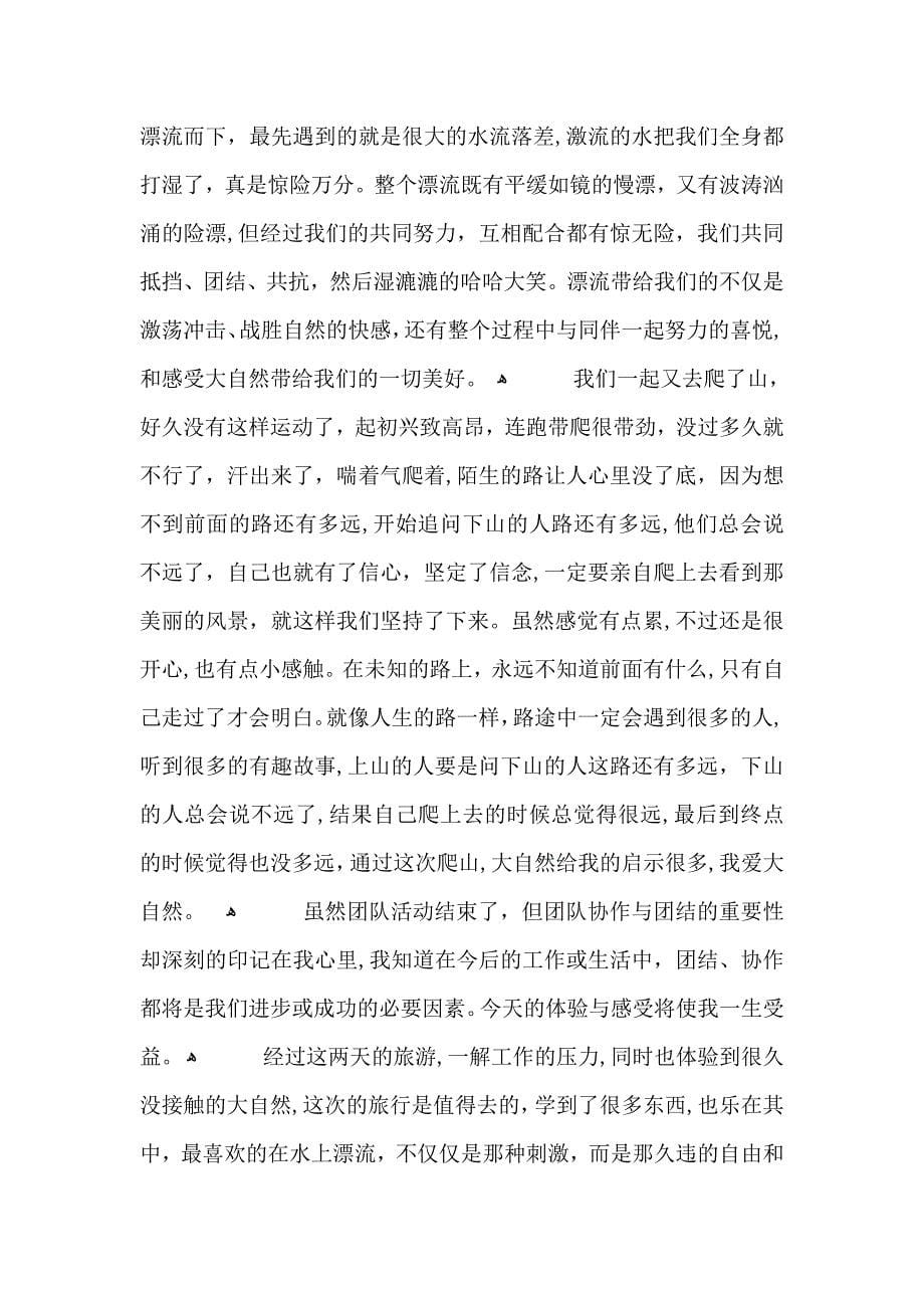 公司组织团队建设活动总结_第5页