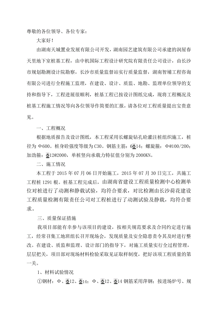 桩基础验收汇报材料_第2页