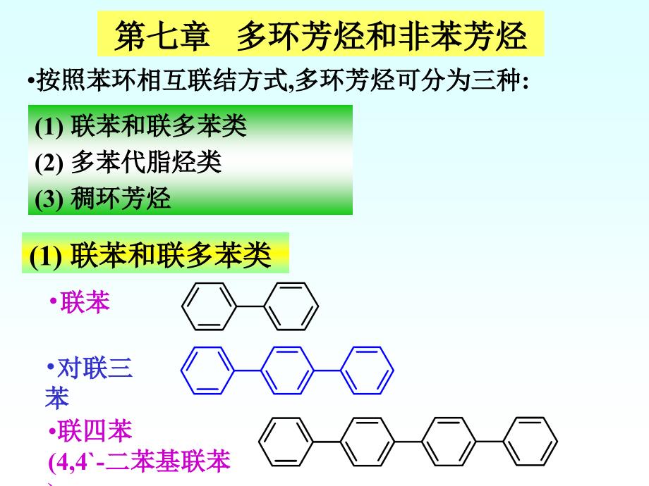 有机化学：第七章 多环芳烃和非苯芳烃_第2页