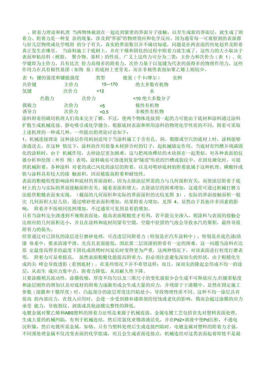 涂料附着力基本原理_第1页