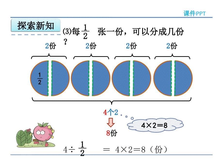 五年级下册数学课件 第五单元 5.3 分数除法（二）（2）课件（共20张PPT）北师大版_第5页