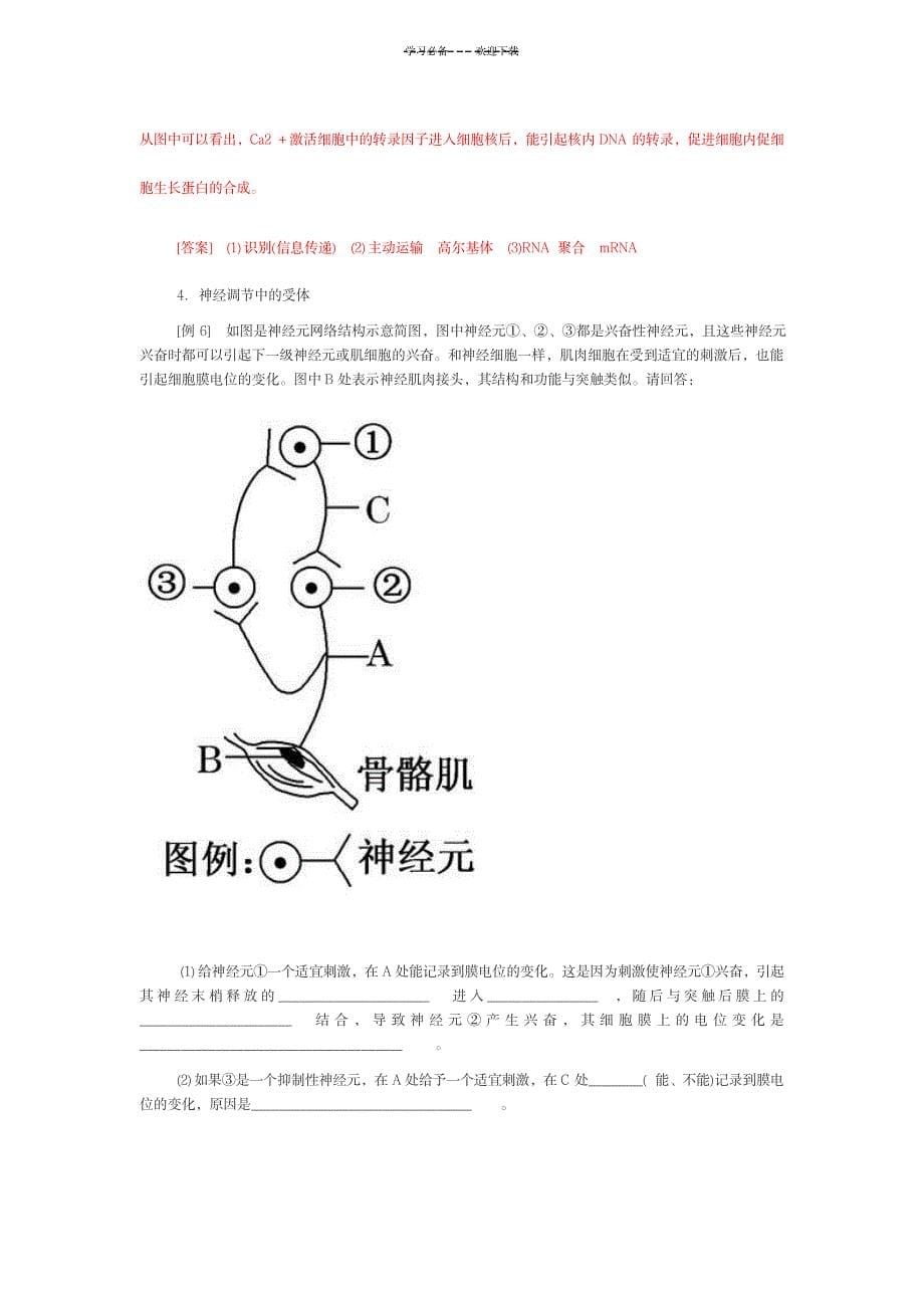 “受体”知识归纳总结_医学心理学-烧伤科_第5页