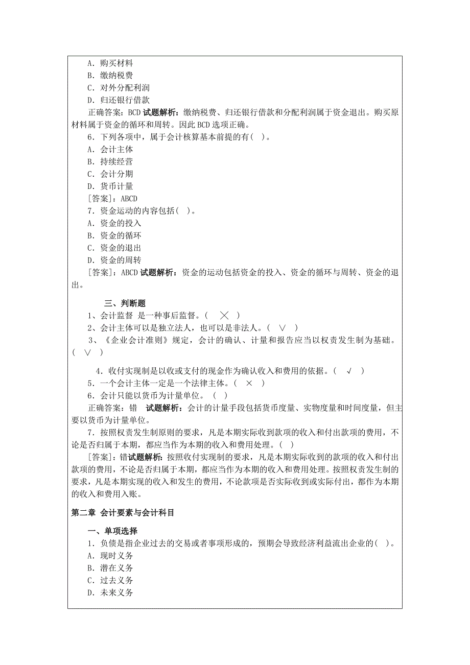 全国通用2015会计基础考试题库及答案_第4页