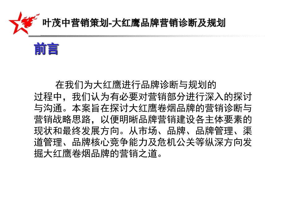 e8销策划大红鹰品牌营销诊断及规划ppt152页_第3页