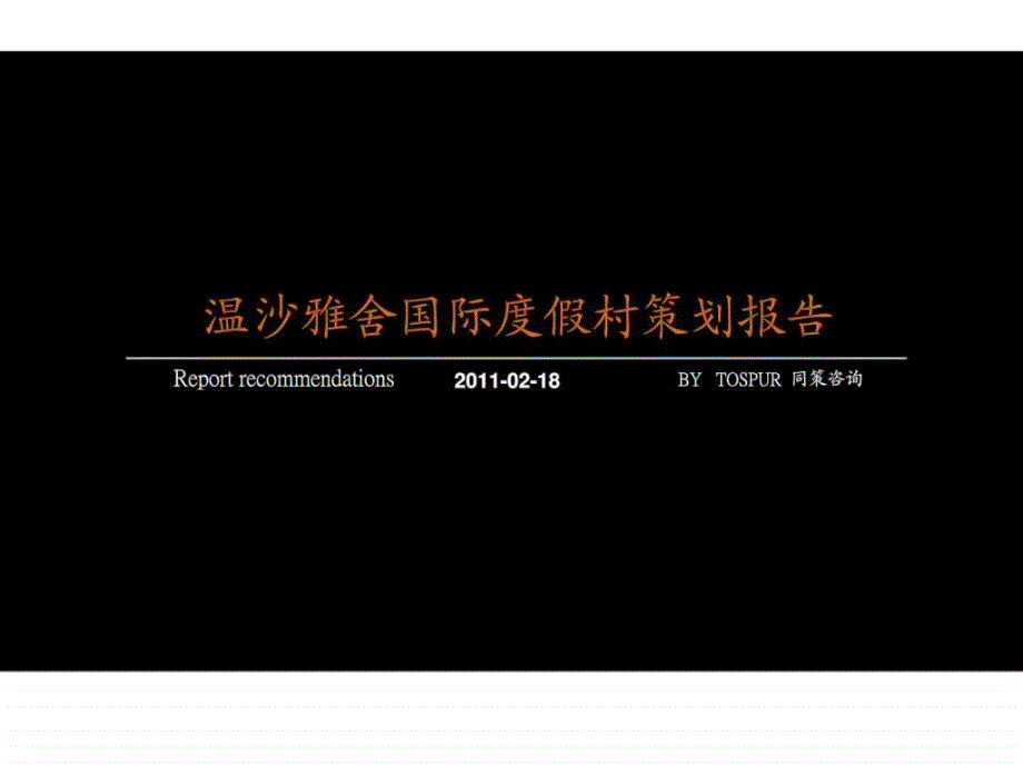 同策02月18日青岛温沙雅舍国际度假村策划报告_第2页