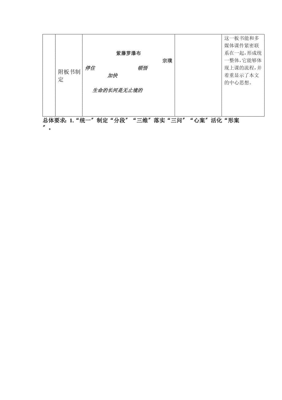 《紫藤萝瀑布》表格式教案.doc_第5页