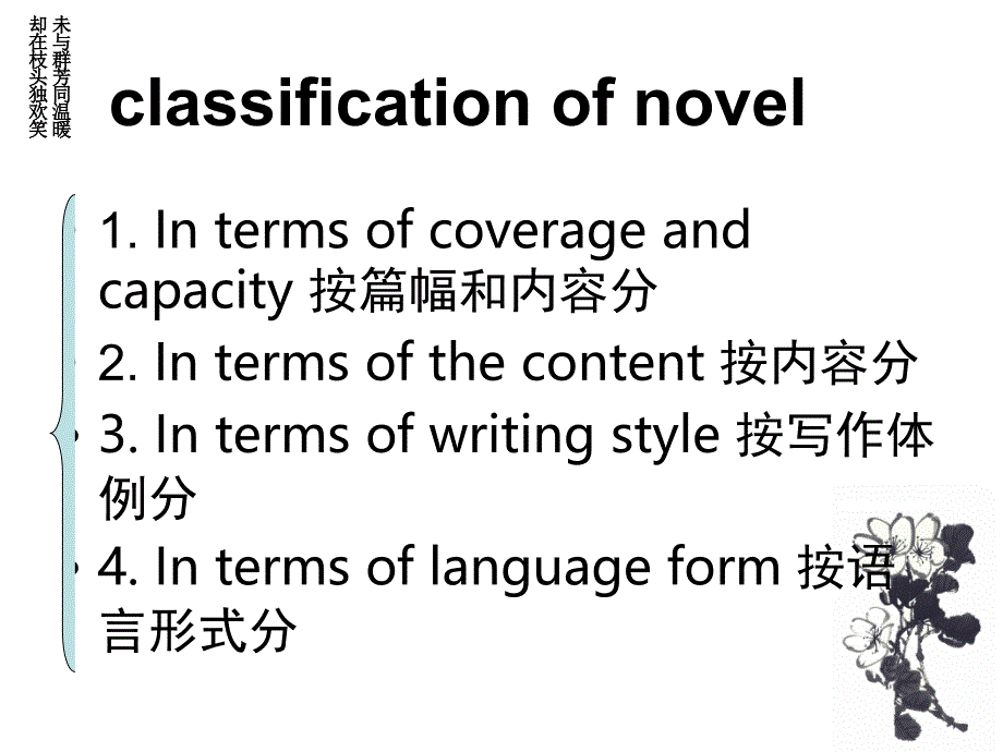 小说的分类英语课堂PPT_第4页