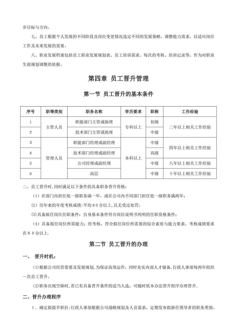 公司员工晋升管理制度完整版.doc_第3页