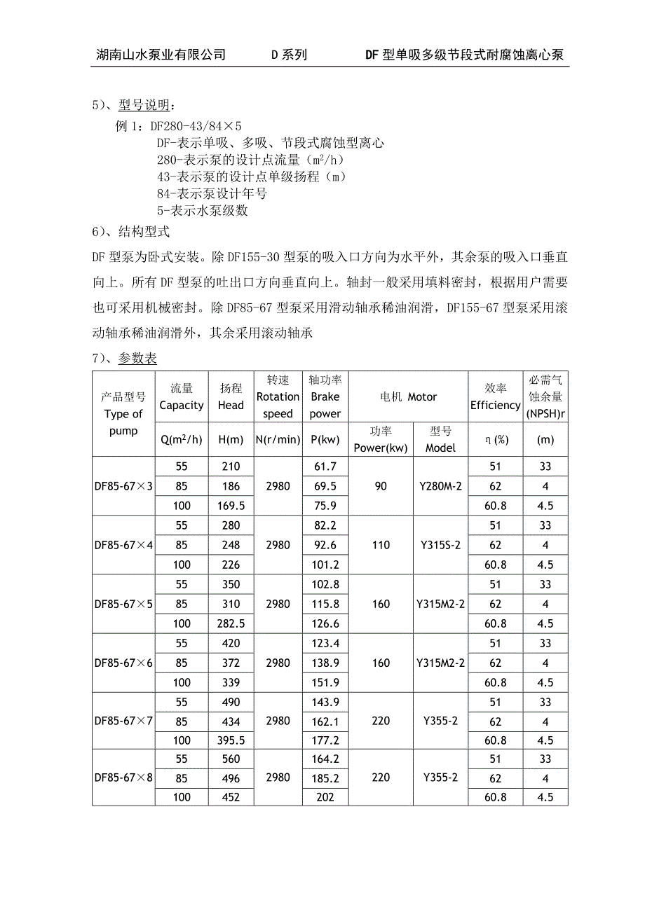 北京多级泵DF型 北京多级泵 多级泵报价选型指导(山水泵业).doc_第2页