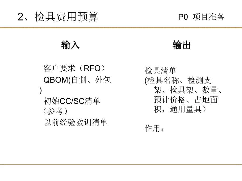 先期质量工程师在项目各阶段的职责AQEPPT课件_第5页