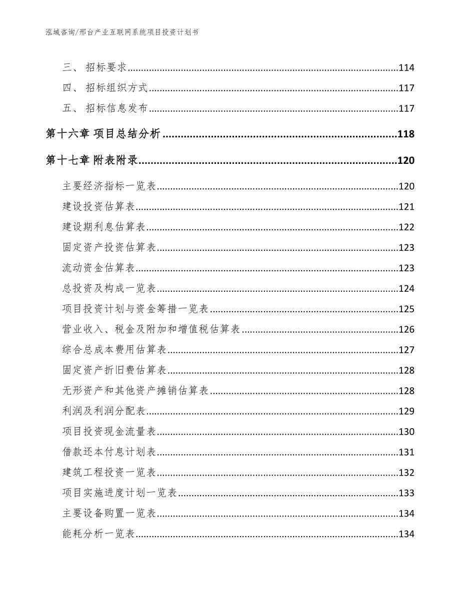 邢台产业互联网系统项目投资计划书_第5页