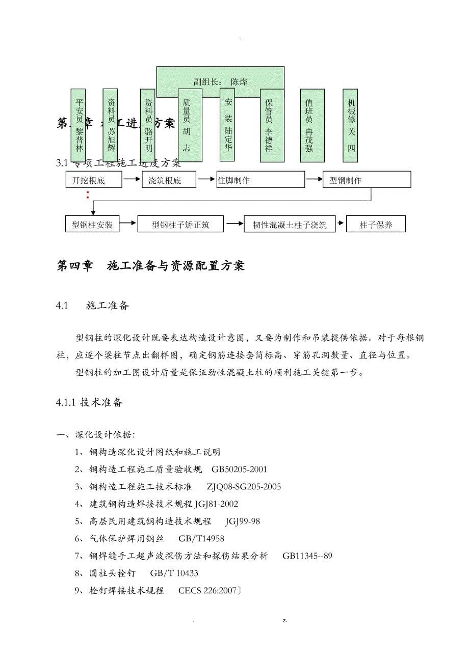 劲性混凝土施工组织方案_第5页