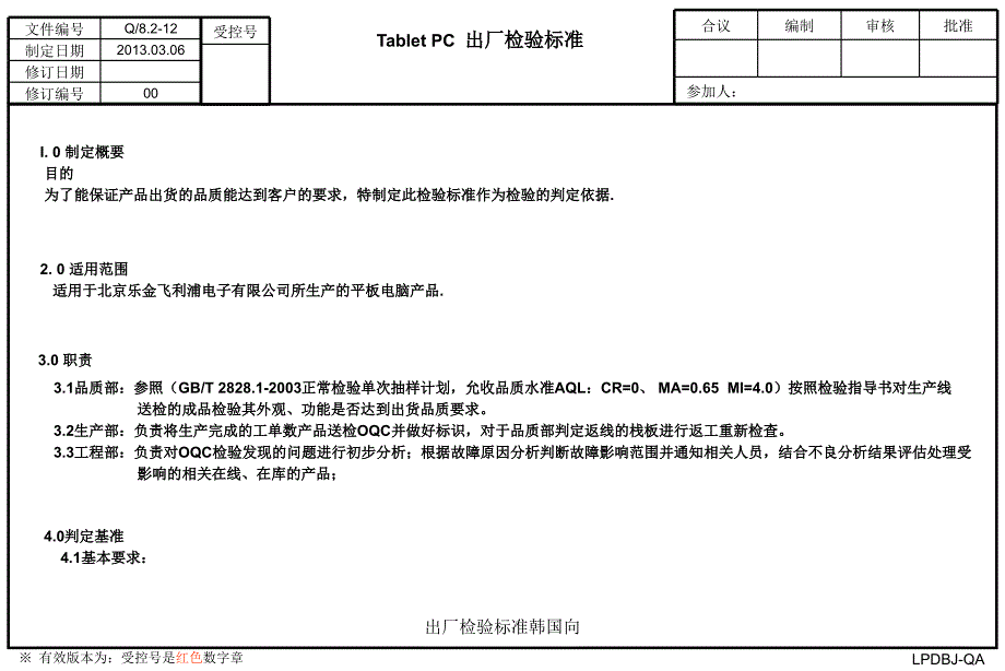 出厂检验标准韩国向课件_第4页