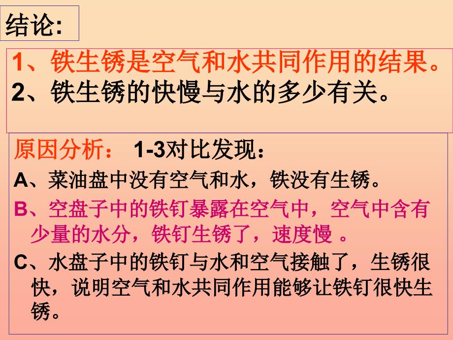 六年级科学下册 第二单元 物质的变化 7《控制铁生锈的速度》课件 教科版.ppt_第4页