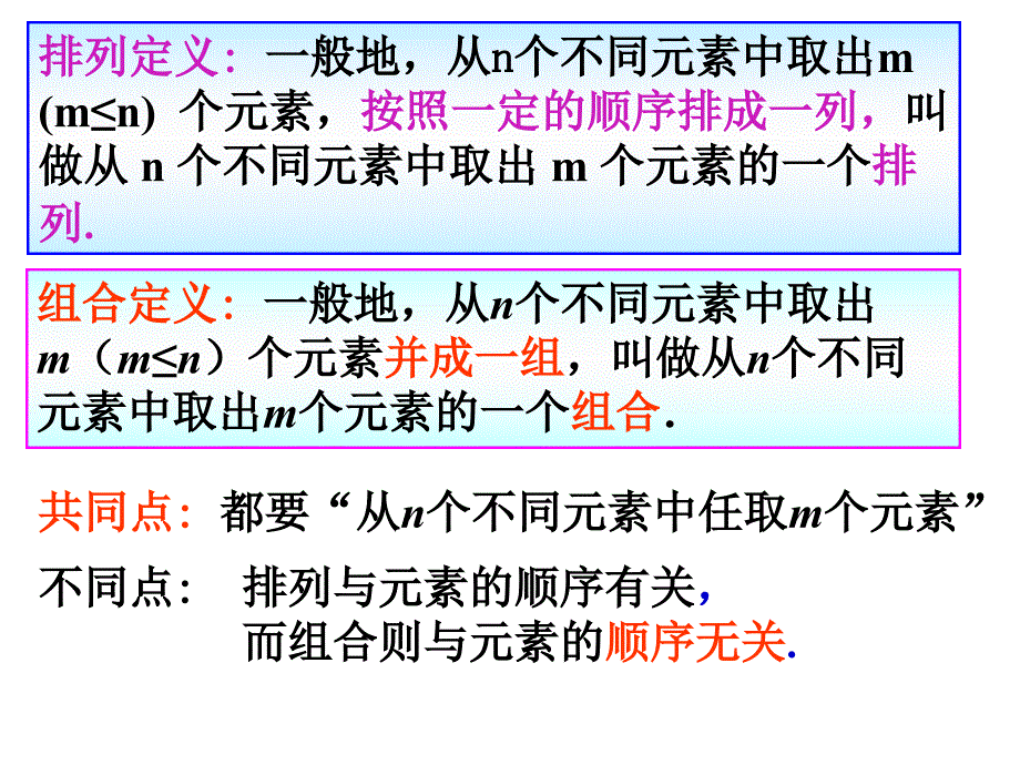 高二数学组合课件1_第4页