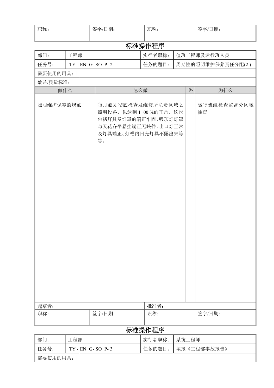 工程部SO标准操作手册3_第4页