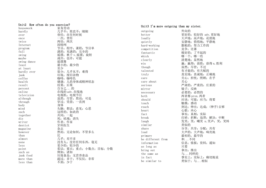 八上英语单词_第2页