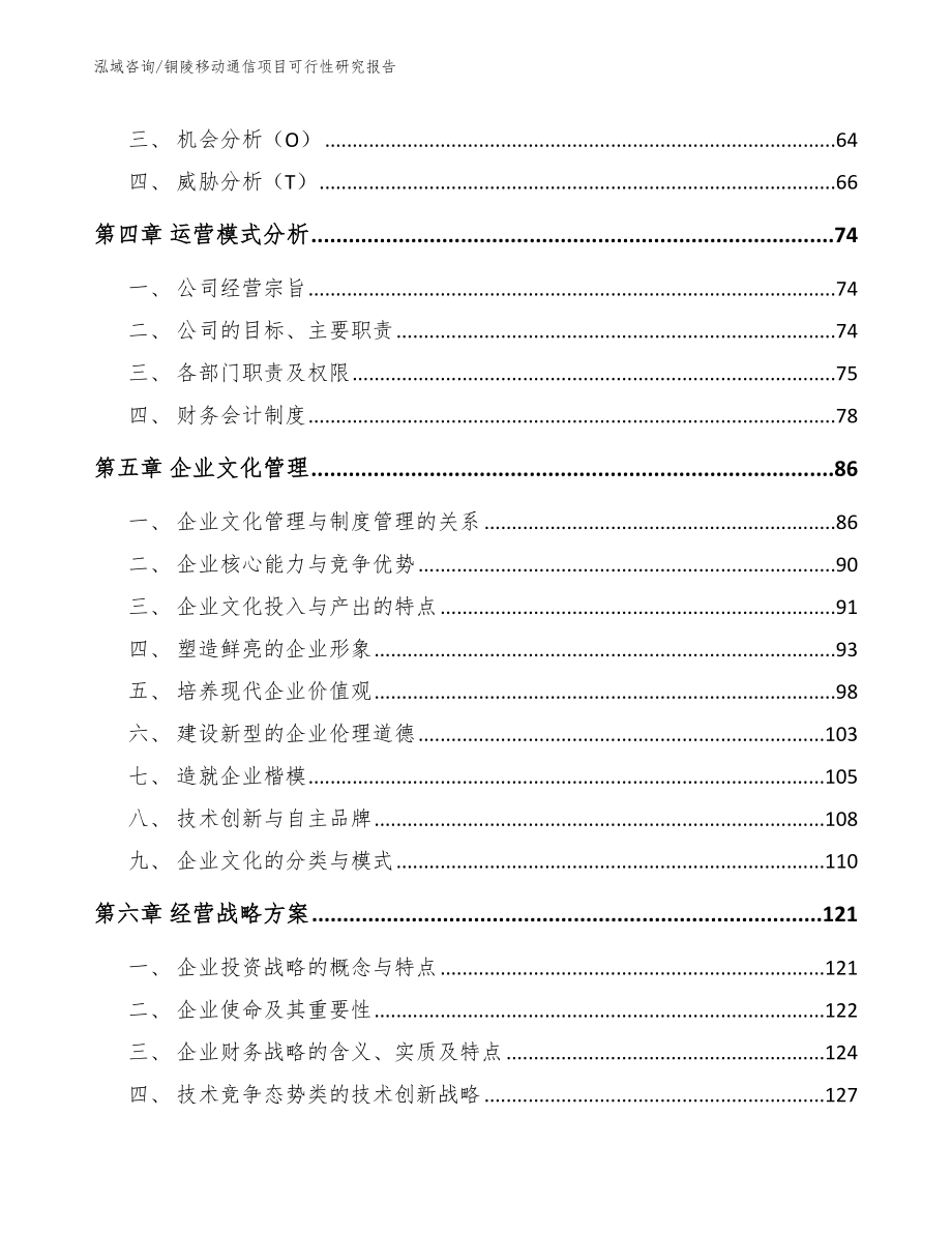 铜陵移动通信项目可行性研究报告【模板范本】_第2页