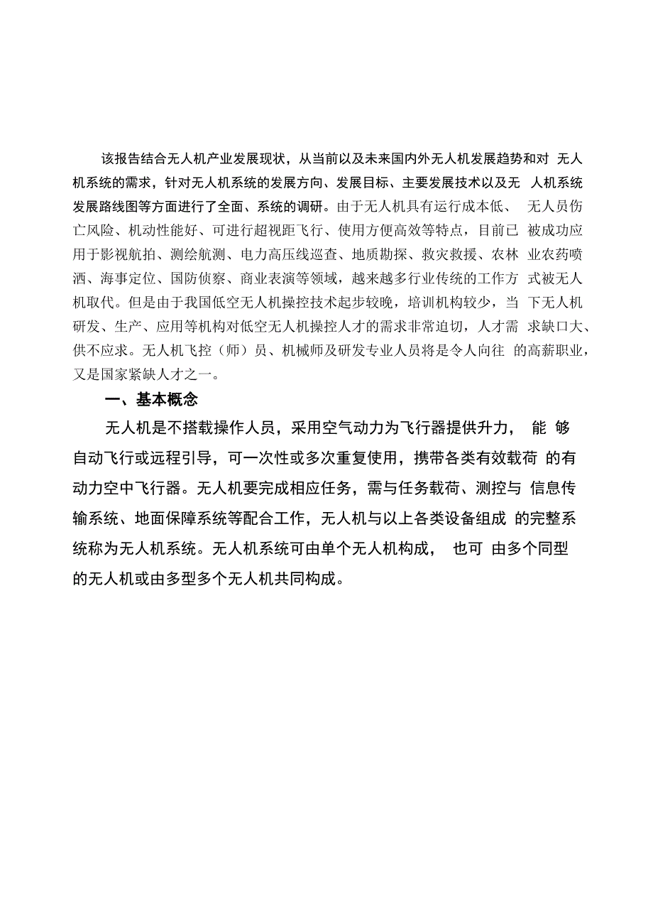 无人机总结报告_第1页