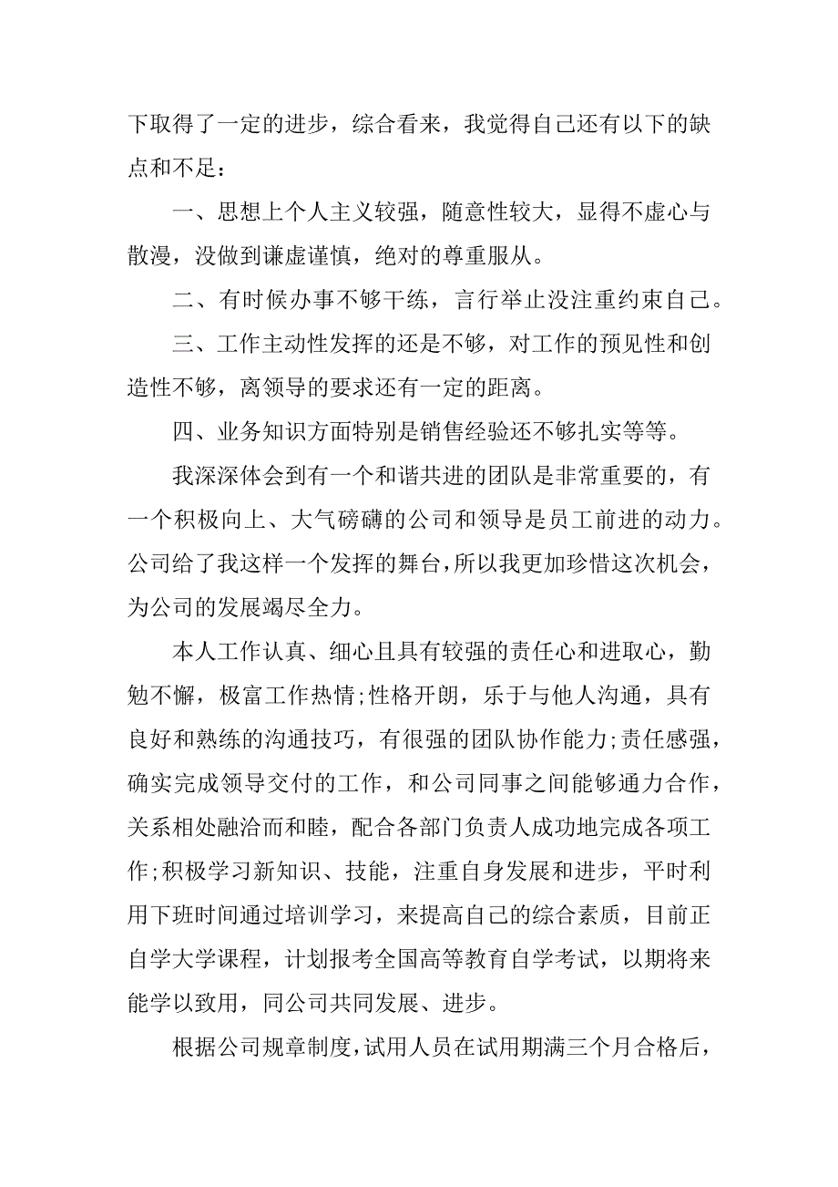 2023年助理试用期工作总结_第2页