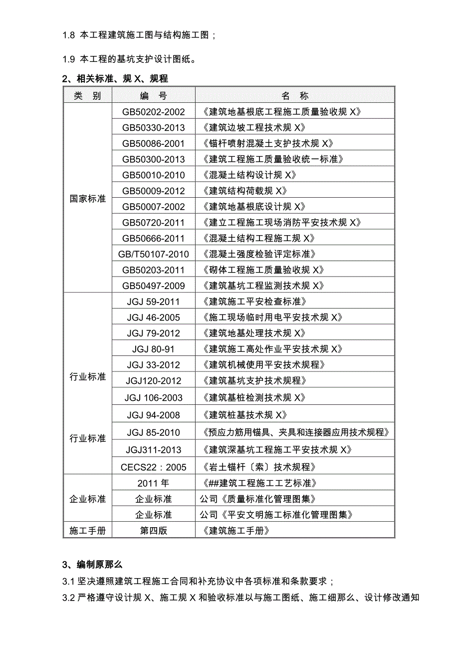 xx大厦土方开挖和基坑支护施工安全专项施工方案_第4页