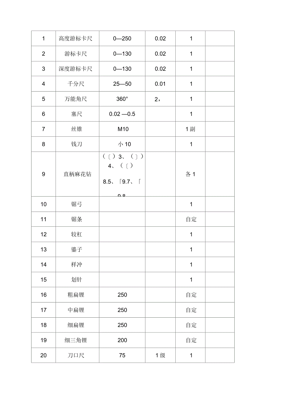 钳工技能考试题一_第2页