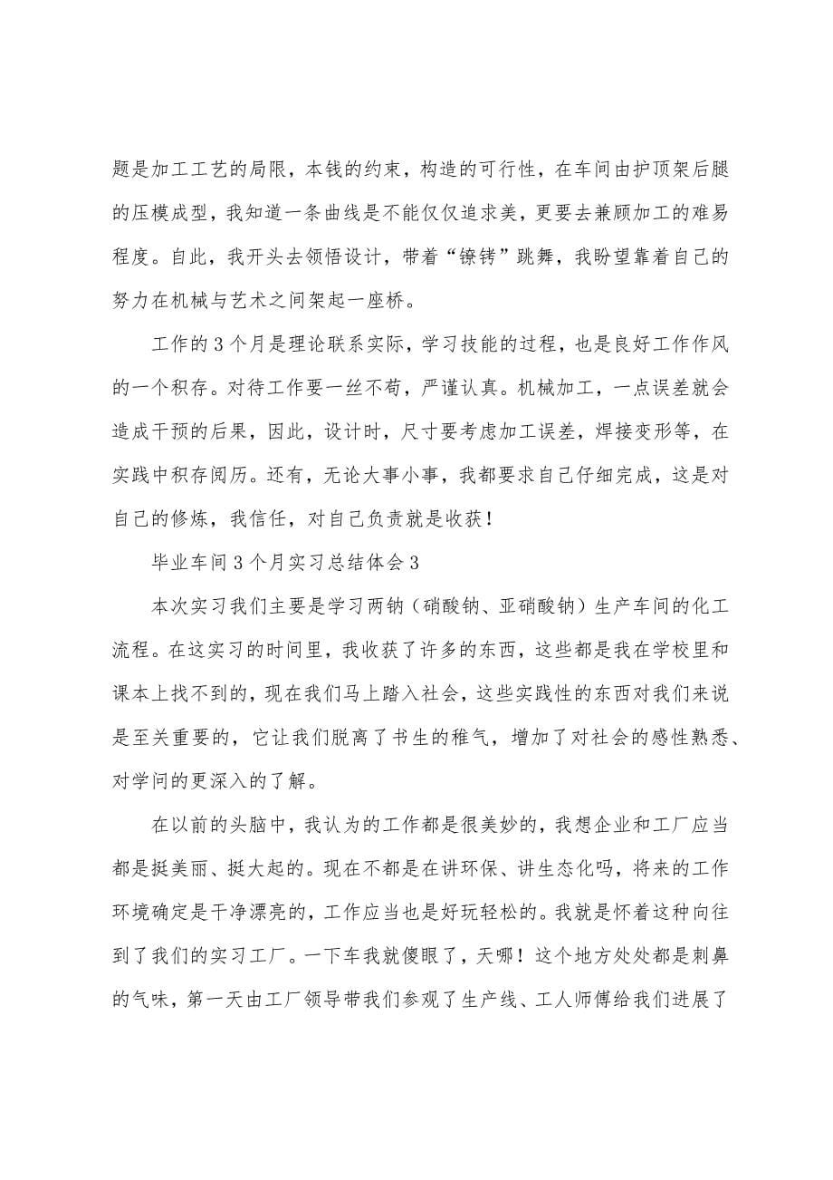 毕业车间3个月实习总结体会.docx_第5页