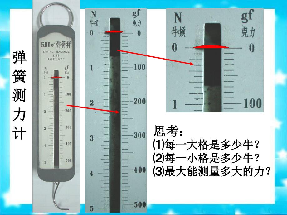 五年级上册科学课件测量力的大小共12张PPT教科版_第4页