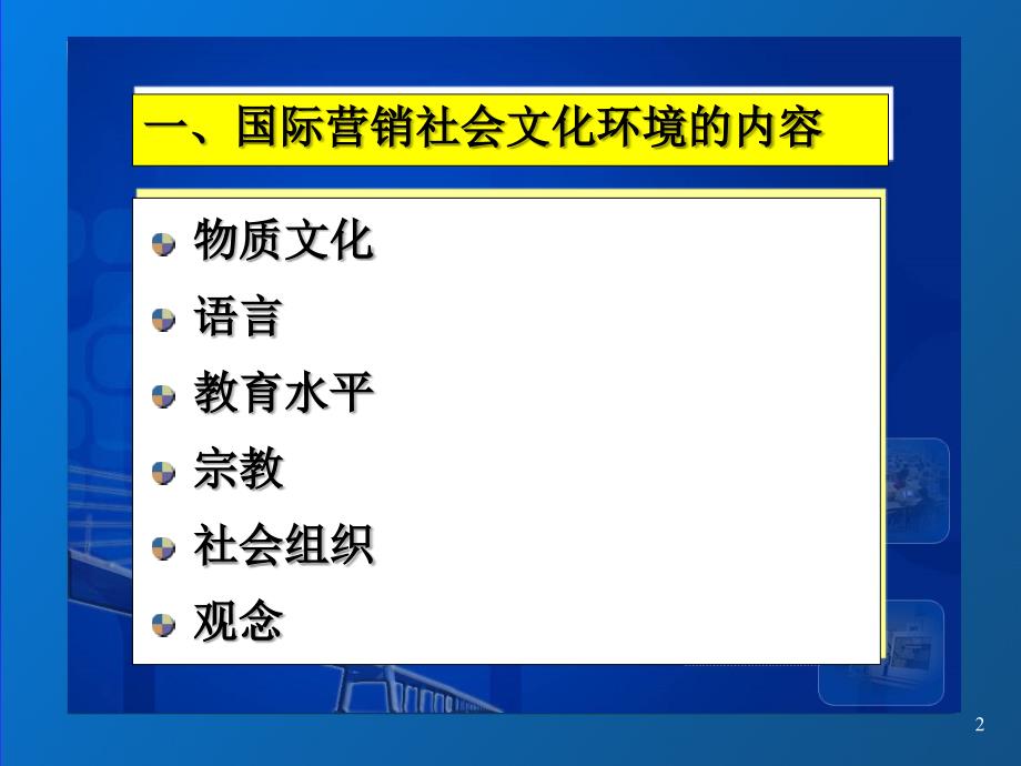 国际营销社会文化环境课件_第2页