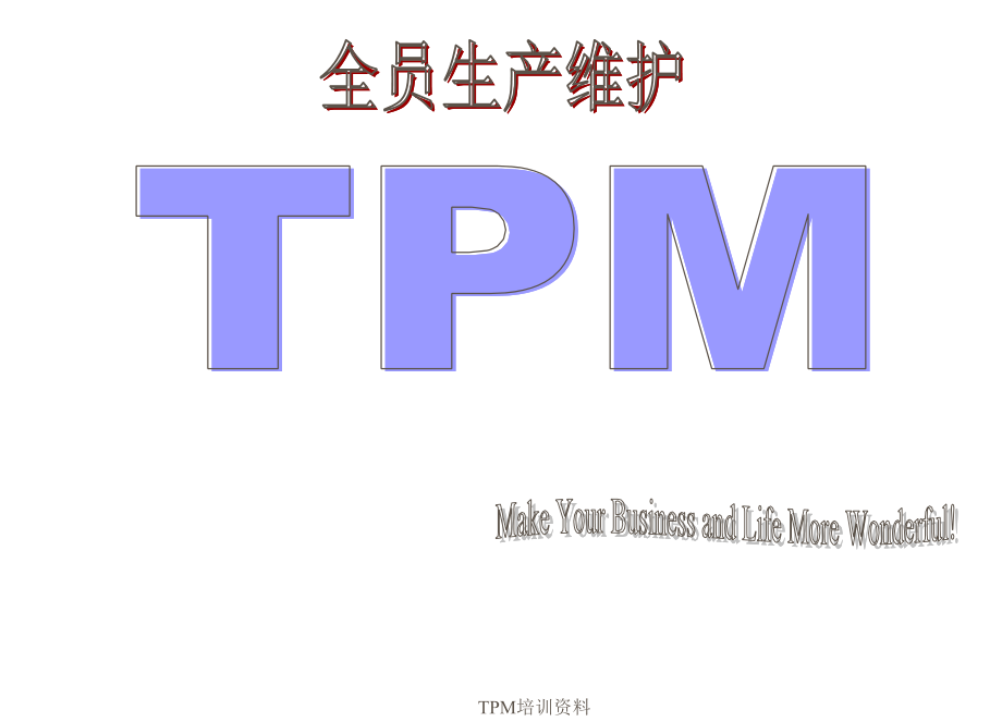 最新TPM培训资料_第2页