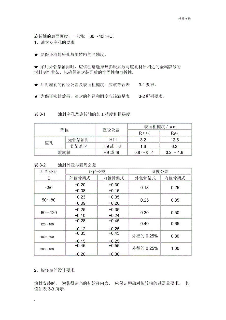 油封和轴的配合尺寸_第1页