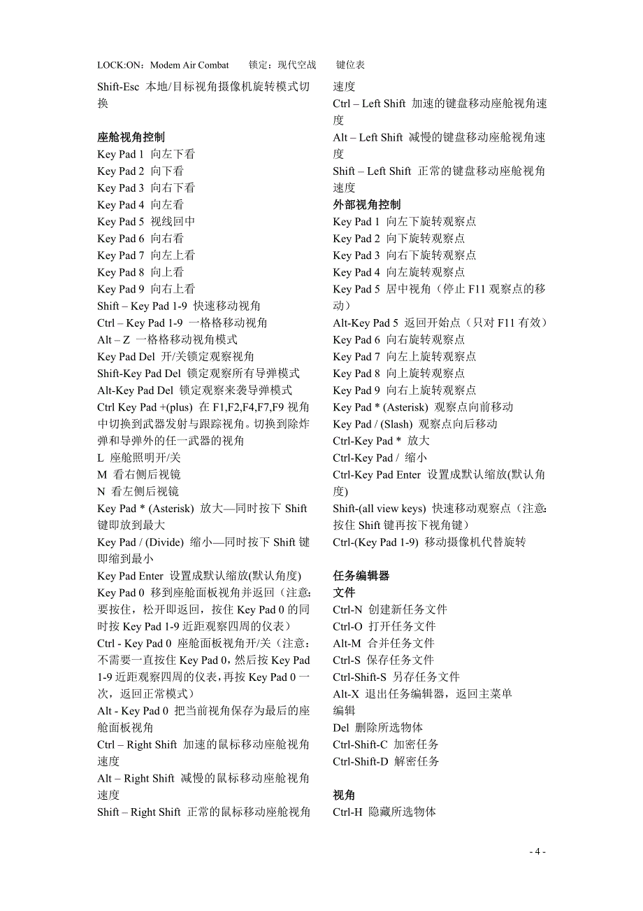 LockOn键位表.doc_第4页