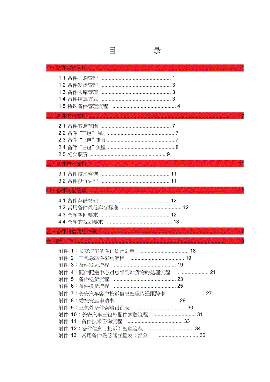 XX汽车经销商运营管理标准手册7《备件管理》_第2页