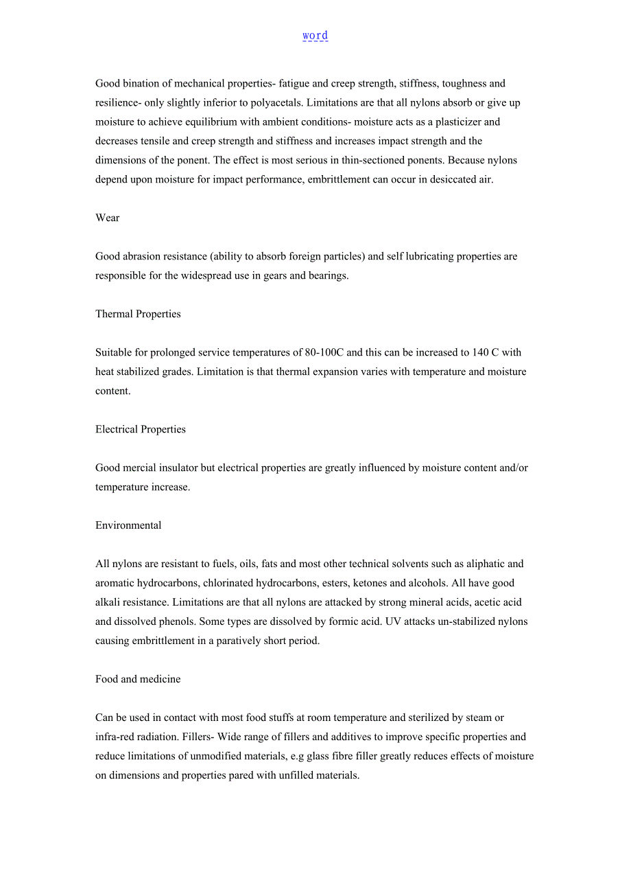 常用高分子聚合物性质和特点介绍以及常用高分子聚合物名字缩写_第3页