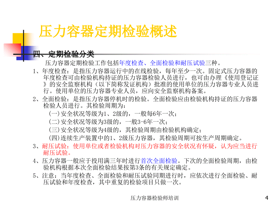 容器检验师考试辅导PPT课件-压力容器定期检验_第4页