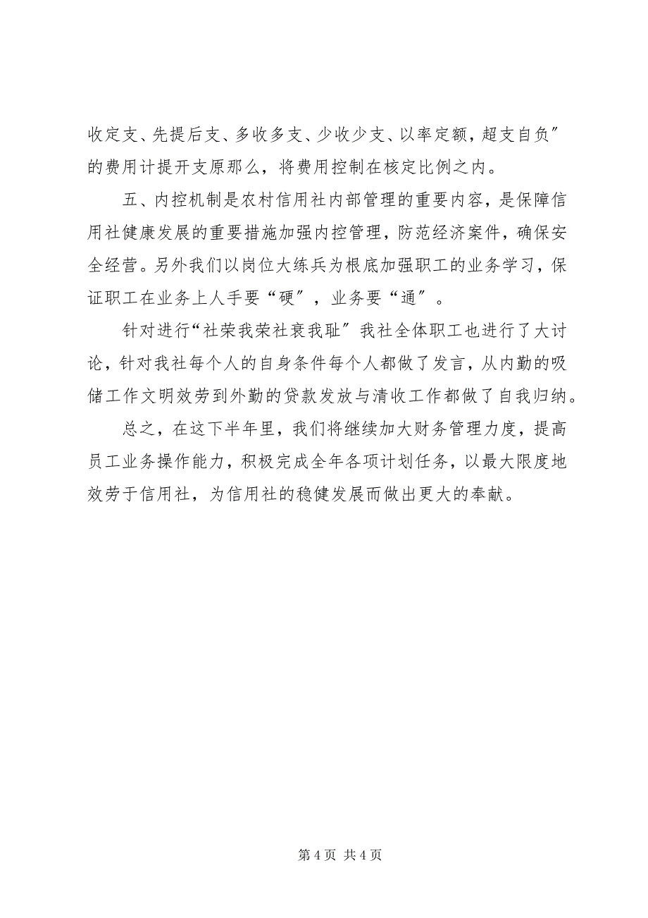 2023年信用社下半年工作计划整改措施.docx_第4页